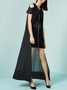 Black H-line Sleeveless Maxi Dress